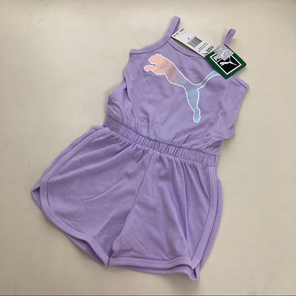 Puma girl cute purple romper 2257 - Picture 4 of 5